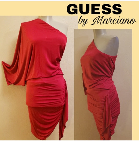 Guess by Marciano one shoulder ruched dress. Sz XS