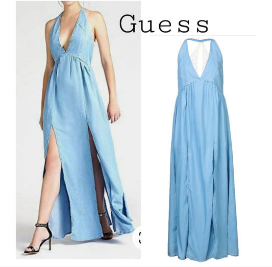 Guess "Sophie" lond dress. Sz XS.  Org $128