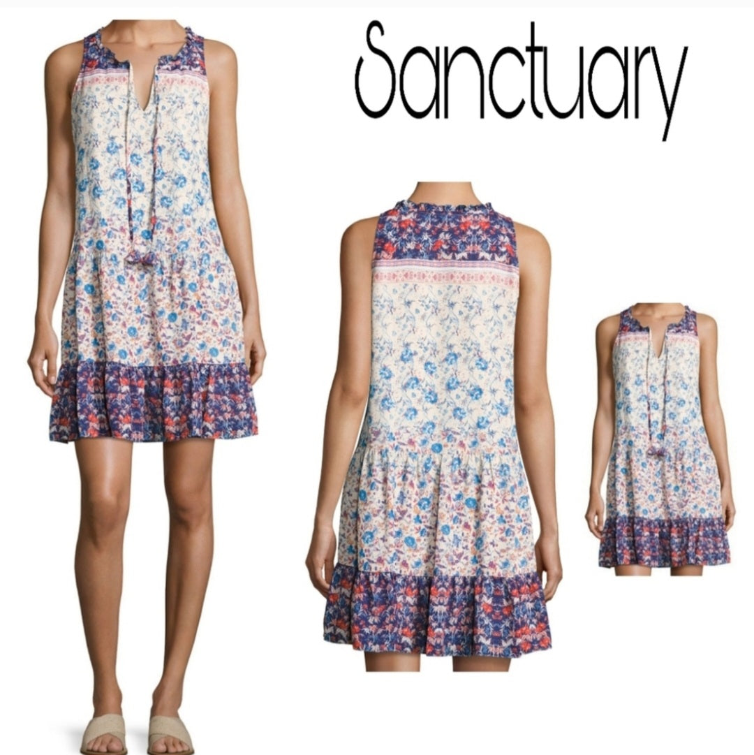 Sanctuary floral print romy dress.  Sz Xs