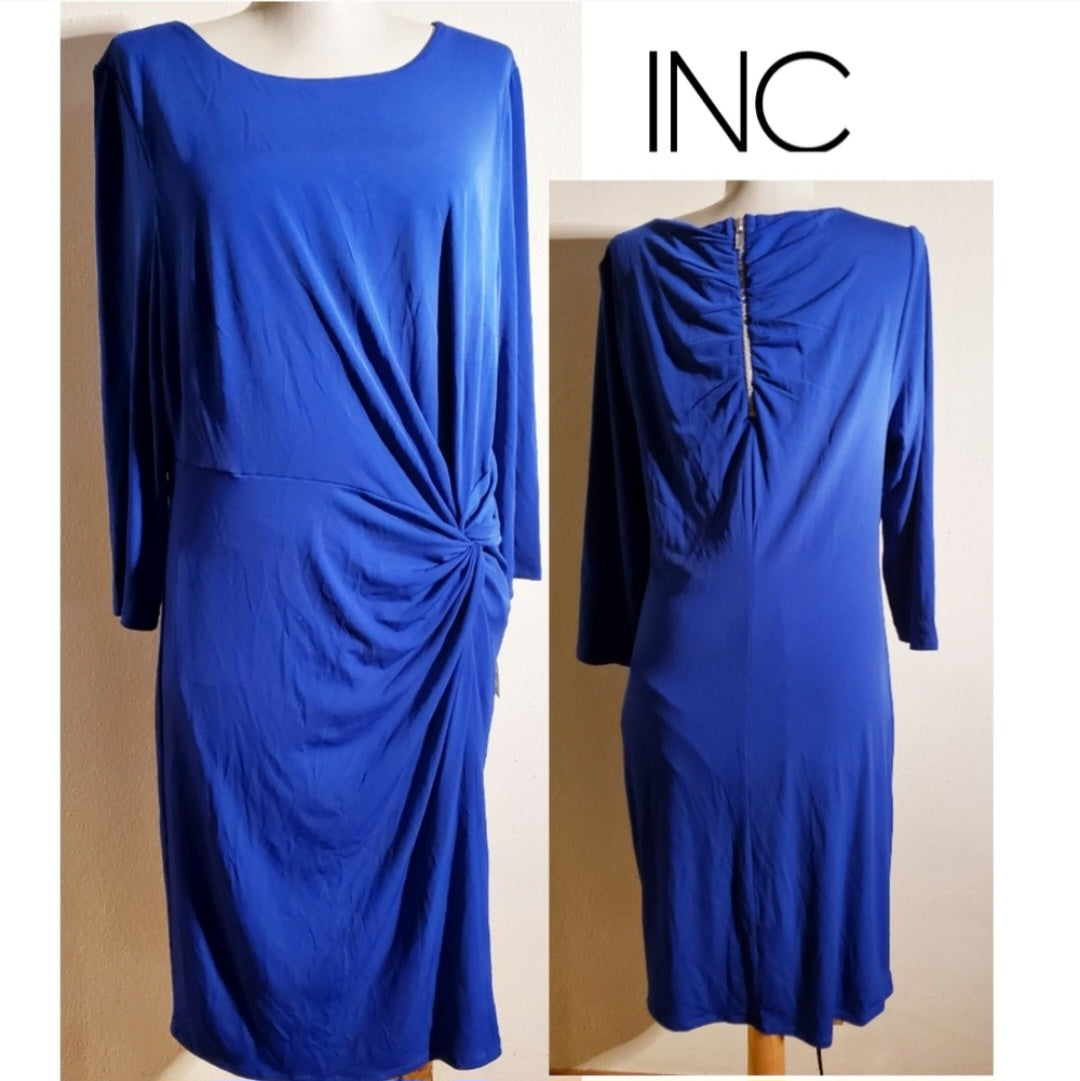 International Concepts side knot dress.  Sz PXL