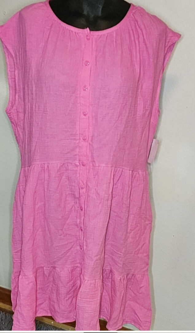 NY&Co tiered dress.  Sz XL.  *missing belt