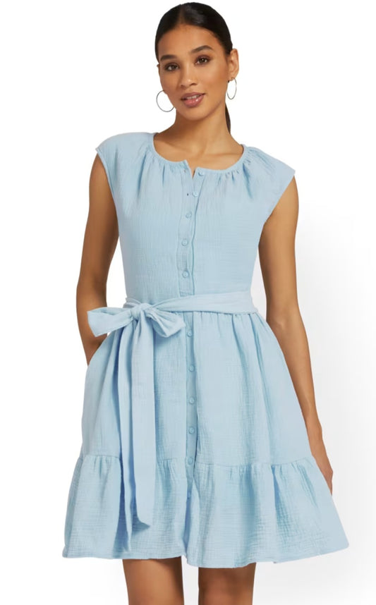 NY&Co tiered dress.  Sz XL.  *missing belt