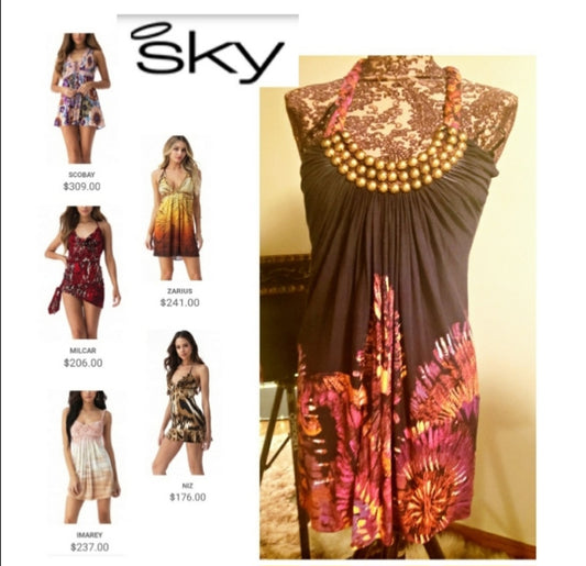 Sky mini dress. Sz Med. DEAL!