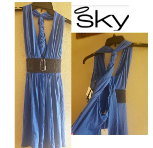 Sky blue dress.  Sz Sm