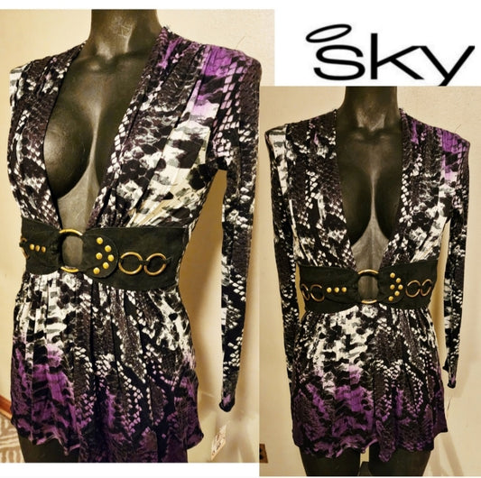 Sky dress. Hott! Sz Sm