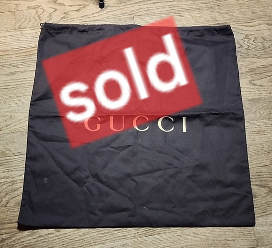 Gucci XL 100% Cotton Dust Bag. 20x20