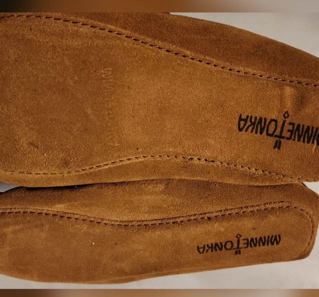 Minnetonka PILE Sheepskin Softsole Slipper. Sz 10. New