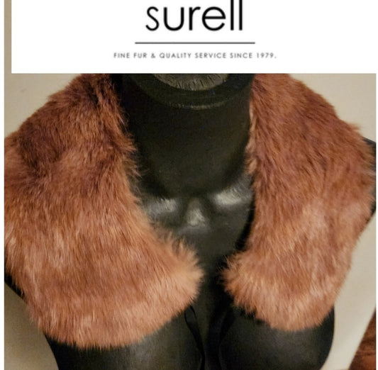 Surell Genuine FOX Fur Collar. NWTs