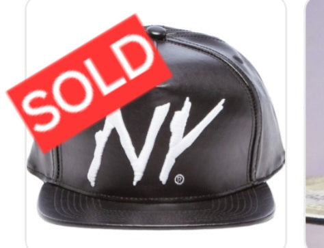 The Rocksmith NY Snapback Hat in Black.  Black on Black.  *out of stock everywhe