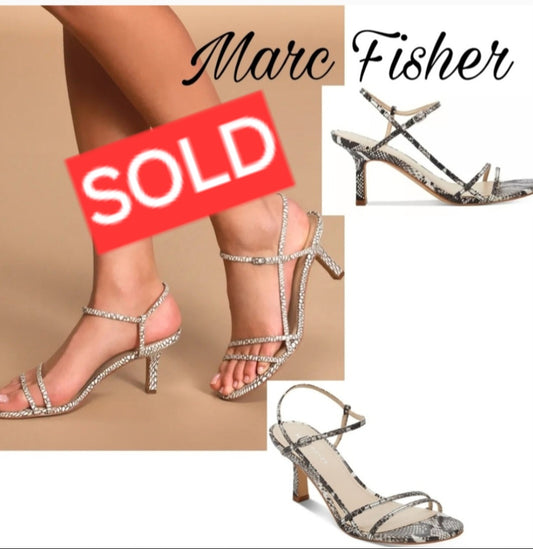 Marc Fisher
Quinne Barely-There Sandals. Sz 8.5