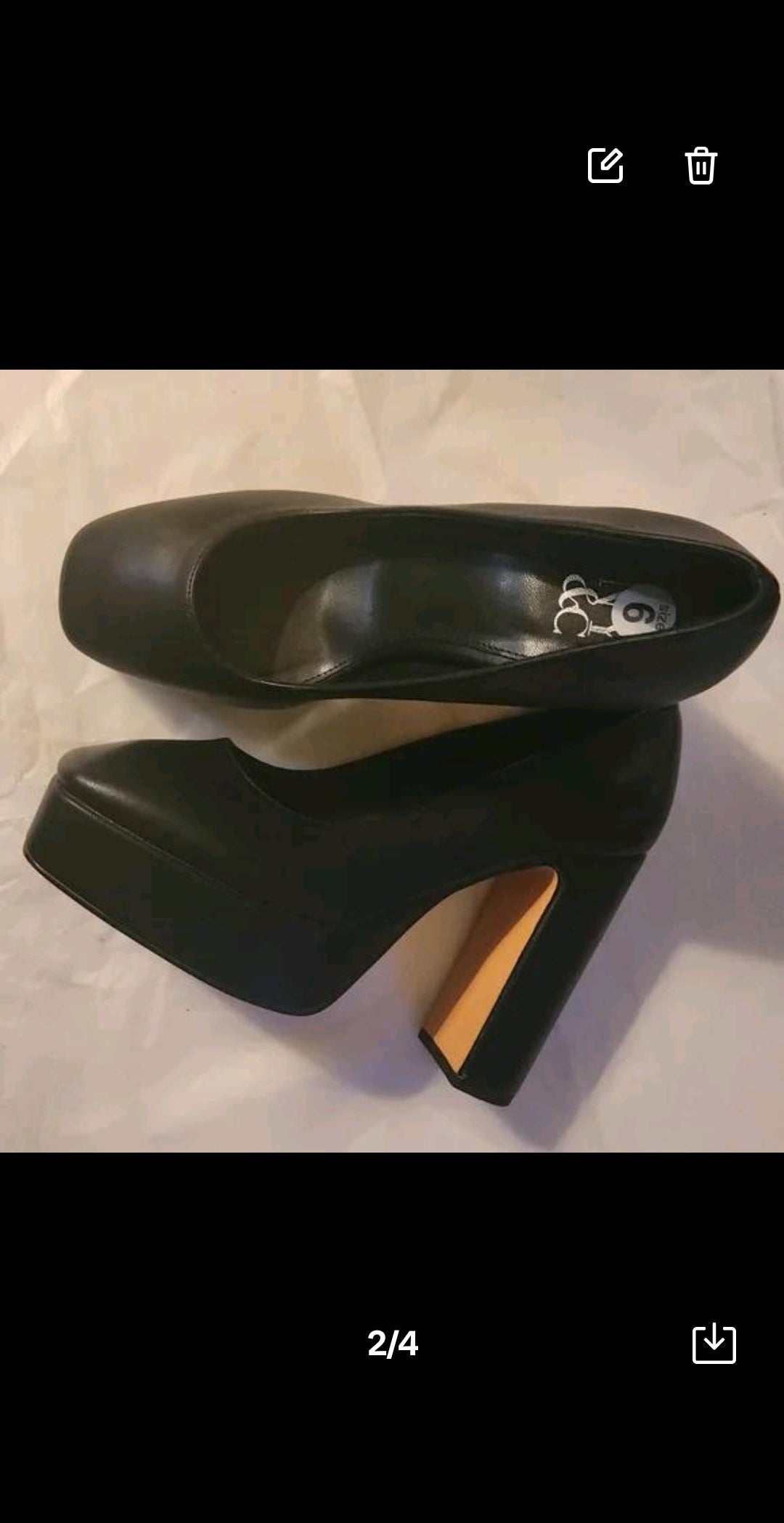 Ny & Co Ryla Block Block Platform Heel. Sz 6. New.