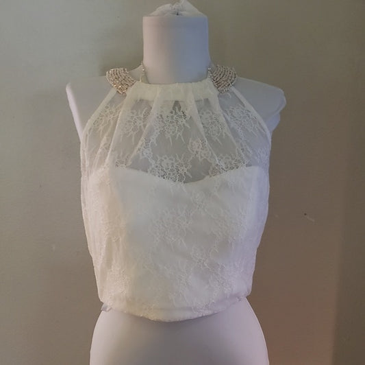 Speechless lace crop top.  Size 13