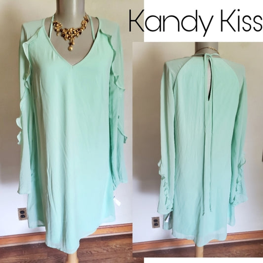 Kandy Kiss mint sleeveless dress. Sz Med