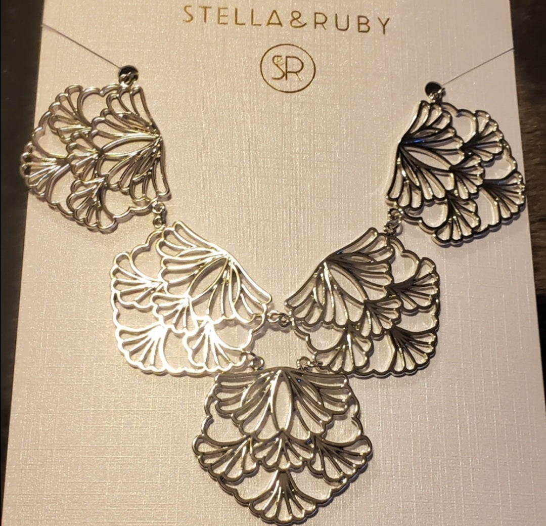 Stella & Ruby silver necklace