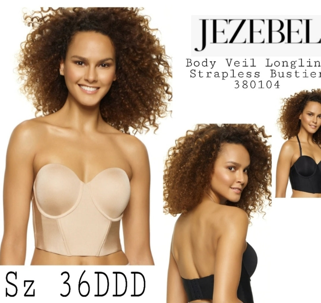 Jezebel Body Veil Longline Strapless Bustier 38010