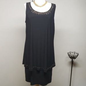 S.L. Fashion blk dress. Size 12