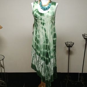 Tie-dye summer dress.  One size