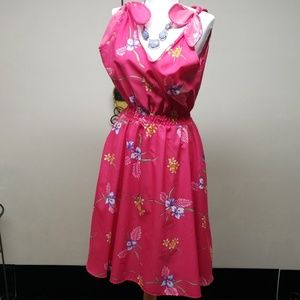 Rainbow paradise summer dress. Size lrg