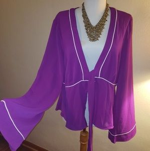 💜June & Hudson blouse.  Size L