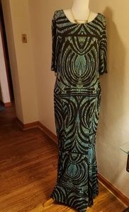 Cato long maxi dress.  Size lrge