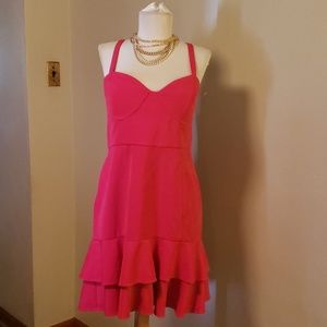 Clover & Sloane red skater dress.  Size XL