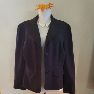 Dressbarn blk peplum jacket. Size 14w