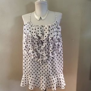 Milano polkadot tank. Size XL