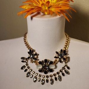 Rhinestoned/Gemed chain necklace