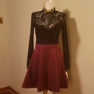 Beautiful B Darlin lace skater dress. Size 3/4