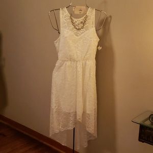 Lily Rose lace high low dress.  Sz M