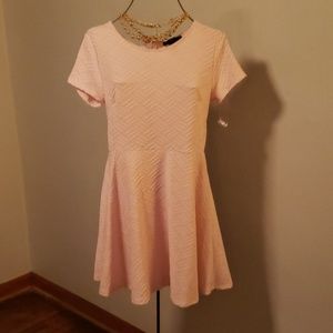 XXI pink/rose skater dress.  Sz Lrg