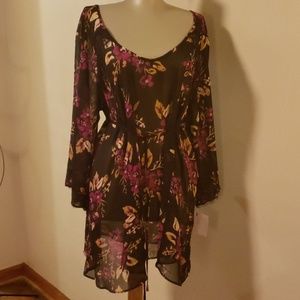 Jessica Simpsons floral dress.  Sz Lrg