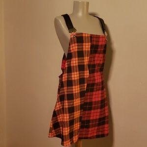 RP4LF plaid mini jumper.  Size M