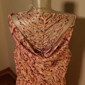 Kate & Mallory high waist strappy draped back. Xl