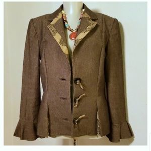Credibility by S. Drobnick Boho jacket.  Sz 10