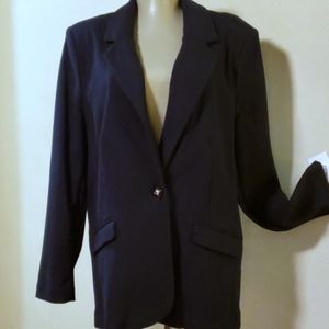 Blair navy blue blazer.  Sz 16 NWT