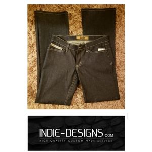 INDIE Cheap Thrill selvedge raw denims.  27 x 34"