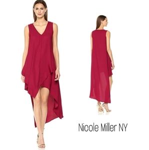 Nicole Miller NY high/low assymetrical dress. Sz14