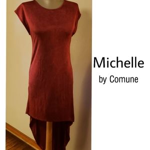 Michelle by Comune assym shirt dress. Sz Sm