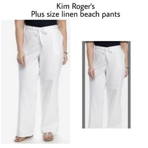 Kim Roger's linen beach pants.  Sz XL