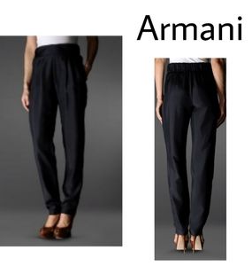 ARMANI Jeans black pull on/go pants. Sz 50 (14 US)