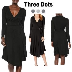 Three Dots
Ld5871 Refined Jersey Wrap Dress. Sz Lg