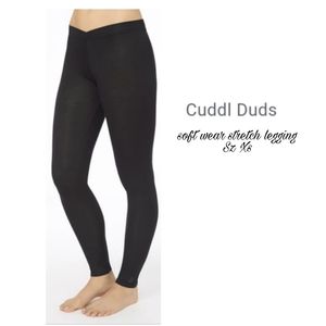 Cuddi Duds blk super soft stretch legging. Sz Xs