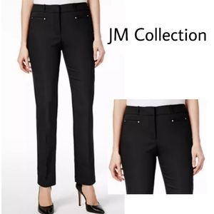 JM Collection slim leg petite pants.  Sz 4ps