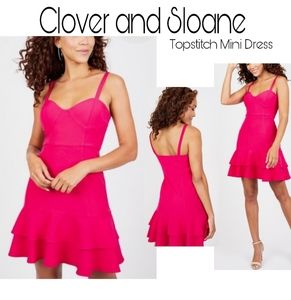 Clover and Sloane
Topstitch Mini Dress. Sz L