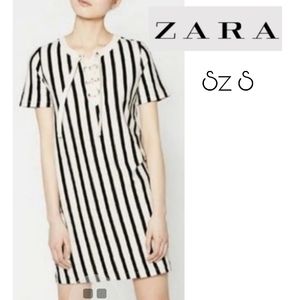 Zara trafaluc referee jersey dress Sz sm. NEW