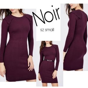 Noir

Ruffle Shoulder Dress. NWT. Sz small