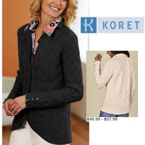 Basket Weave Cardigan By Koret®
. Xl. NWT