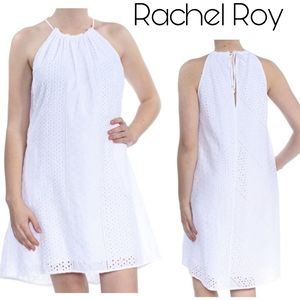 Rachel Roy Cotton Sabine Eyelet Swing Dress. Sz Sm