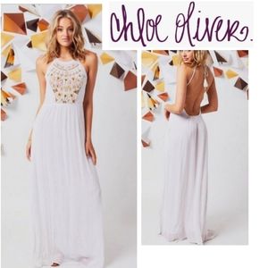 🏖⭐Chloe Oliver "Amalfi" Maxi Dress.  Sz Lrg